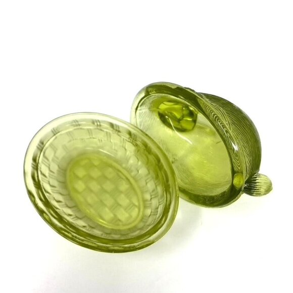 Target Colored Glass Figural Bunny Treats Candy Dish Easter Pink Clear Green - Picture 11 of 16